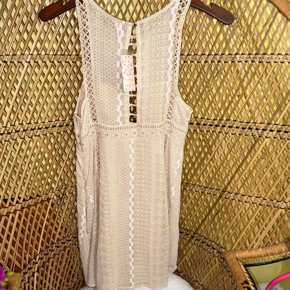 Free People Wherever You Go Mini Dress Ivory Size 6 - Picture 8 of 16